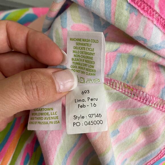 Lilly Pulitzer Monterey Dress Pink Pout Shellabrate XS #4393 - Picture 14 of 16